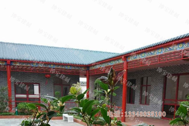 樹脂瓦庭院，傳統文化與現代文明相結合的別致景觀