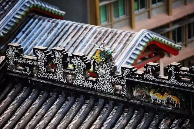 潮州嵌瓷，屋頂生花